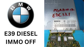 BMW E39 IMMO OFF EDC 131 ECU BOSCH 0281001373 [upl. by Elehcin]