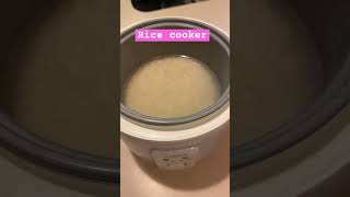 Making Rice in a rice cooker ricecookers [upl. by Gillman264]