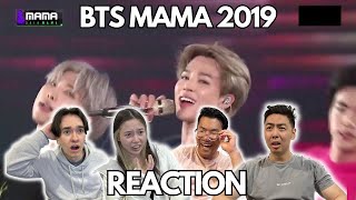 MAMA 2019 BTS PERFORMANCE  BOY WITH LUV  MIKROKOSMOS REACTION [upl. by Dalli]