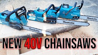 Introducing The Latest Makita 40v Chainsaws [upl. by Falo]