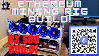 RX 580 Ethereum Mining Rig Build OVER 120 MHS [upl. by Enriqueta]