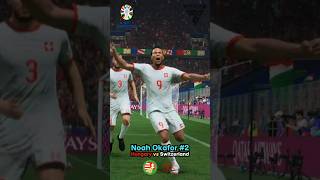 CRUCIAL GOAL BY NOAH OKAFOR Hungary vs Switzerland [upl. by Lleinad341]