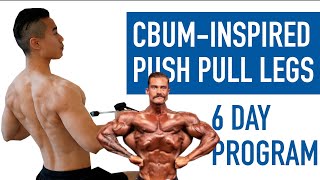 CHRIS BUMSTEADInspired Push Pull Legs Workout Plan [upl. by Hadeis724]