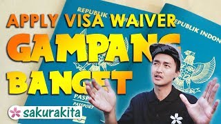 CARA REGISTRASI VISA WAIVER KE JEPANG  GAMPANG BANGET [upl. by Desirae801]