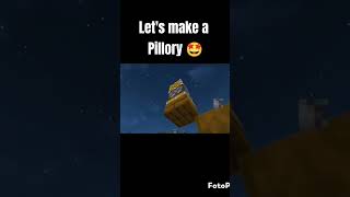 Minecraft pillory 🤩 minecraft nice trending viral shorts [upl. by Jed]