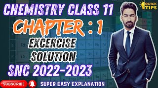 class 11 chemistry chapter 1 exercise solutions  class 11 chemistry chapter 1 exercise solution [upl. by Erminie]