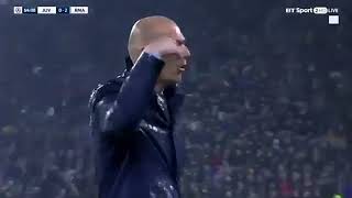 Zinedine Zidane reaction to Cristiano Ronaldos unbelievable goal against Juventus [upl. by Osicran426]