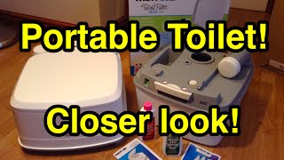 Portable Toilet Unboxing amp Closer Look Thetford Porta Potti Qube 365 [upl. by Alik]