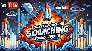 Rocket Launch Sound Effects With Drawing [upl. by Adnilg732]