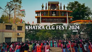 Khatra Adibasi Mahavidyalaya 2k24  College fest festival  Santali Vlog video rvloghansda77 [upl. by Atirihs]