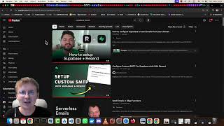 Supabase and Resend  custom email server with DNS  how to verify domain Step by step 1080p [upl. by Ilam]