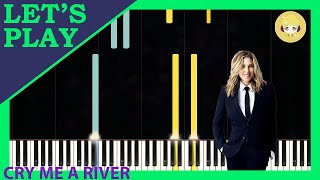 Cry me a River by Diana Krall Piano Tutorial [upl. by Mose]