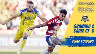 GRANADA 00 CÁDIZ CF JORNADA 16 LALIGA HYPERMOTION [upl. by Rosalinda]