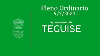 Pleno Ordinario Ayuntamiento de Teguise 972024 [upl. by Aden]