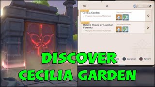 Cecilia Garden Genshin impact puzzleHow to unlock Cecilia Garden guide [upl. by Carvey]