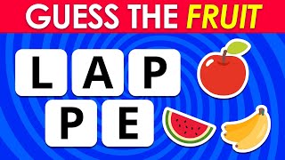 Guess the Fruit  Scrambled Words 🍎🍉 [upl. by Iam218]