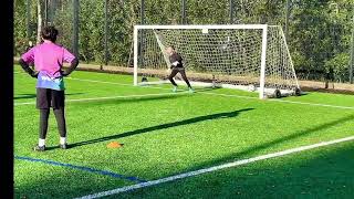 9 year old goalkeeper training with Steve Phillips [upl. by Owain]