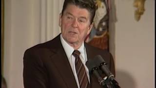 President Reagan’s Speech on the Afghanistan Day Proclamation in the East Room on March 10 1982 [upl. by Bendicty]