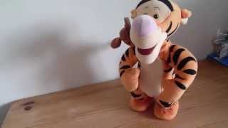 Disney Winnie the Pooh Jumping Tigger amp Roo Singing Bouncing Toy 1999 [upl. by Unhsiv]