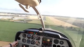 HD Pilots Eye ✈ Atterrissage lâché solo mouvementé à Lille Lesquin  HR200  PPL [upl. by Adnana]