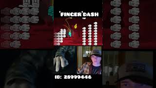 Geometry Dash Fingerdash Finger Layout Version shorts [upl. by Alehc]