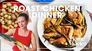 Easy Roast Chicken Dinner with Crispy Leeks  Home Movies with Alison Roman [upl. by Vorster679]