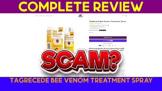 TAG RECEDE BEE VENOM TREATMENT SPRAY Scam Alert TAG RECEDE BEE VENOM TREATMENT SPRAY Review [upl. by Deacon]