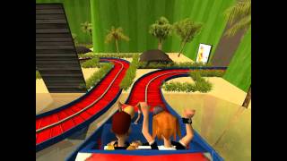 New Super Mario Bros Wii The Ride RCT3 Remake [upl. by Eissat496]