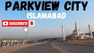 Parkview City Islamabad Pakistan drive and aerial views property realestate trip vlogs [upl. by Hainahpez96]