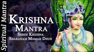 Shree Krishna Sharanam Mamah Dhun  108 Times  Krishna Mantra  Full Songs [upl. by Cazzie651]