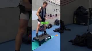 Perfect Leg Day  Jack Draper Tennis Training 2024 tennis legworkout gymmotivation [upl. by Bunns]