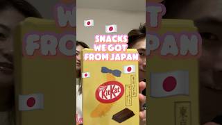 Japanese airport snacks  Tokyo banana KitKat japanesefood japan shorts [upl. by Nihcas]