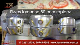 Fornos a Gás para Pizzas Crepes Gratinados e muito mais  Tonini Expressa [upl. by Dekow]