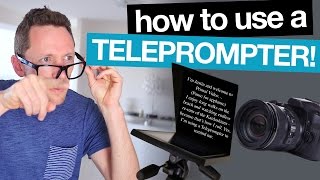 How to use a Teleprompter for Videos [upl. by Poliard]