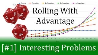 Probabability of Roll With Advantage in DnD  1 Interesting Problems [upl. by Dichy]