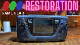 Sega Game Gear Restoration  Relaxing Retro Console Repair [upl. by Afrikah322]