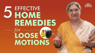 Top 5 Effective Home Remedies for Loose Motions  Simple Solutions for Diarrhea Relief  Dr Hansaji [upl. by Yhtimit737]