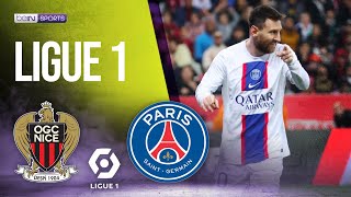 Nice vs PSG  LIGUE 1 HIGHLIGHTS  04082023  beIN SPORTS USA [upl. by Lehar]