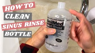 How To Clean Sinus Rinse Bottle [upl. by Aicire245]