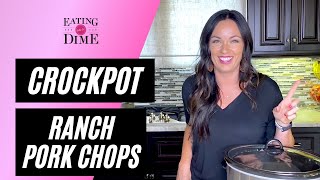 Ranch Pork Chop  in the Crock pot with 3 ingredients [upl. by Asenab]