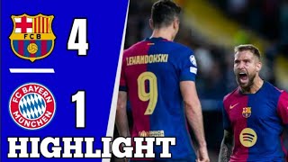 BARCELONA vs BAYERN MUNICH TADI MALAM  HASIL BOLA TADI MALAM  LIGA CHAMPIONS TADI MALAM 2024 [upl. by Feucht]