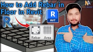 How to Add Rebar in Floor in Revit  Tutorial urdu hindi 2024 [upl. by Yeltihw164]