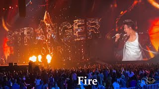 Dimash Kudaibergen Fire фрагмент Stranger tour AstanaArena 13092024 [upl. by Odraccir]