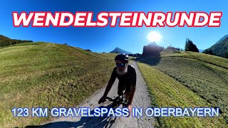 Wendelsteingravelrunde  123 Km Gravelspass in Oberbayern [upl. by Rivalee]