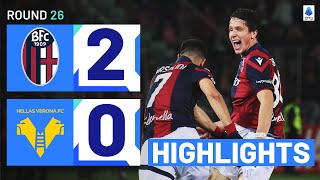 BOLOGNAVERONA 20  HIGHLIGHTS  Bologna break into the top 4  Serie A 202324 [upl. by Molohs149]