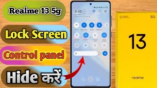 realme 13 5g lock screen notification panel hide realme 13 5g notification bar off realme 13 5g [upl. by Stoecker]