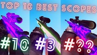 top 10 BEST SCOPES in phantom forces [upl. by Annawal877]