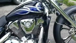 Honda VTX1300 custom walk around [upl. by Thilda600]