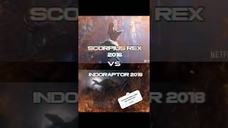 Scorpius Rex vs indoraptor jurassicworld [upl. by Amalle133]