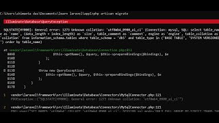 SQLSTATEHY000General error 1273 Unknown collation utf8mb40900aici Connection mysql error [upl. by Cox]